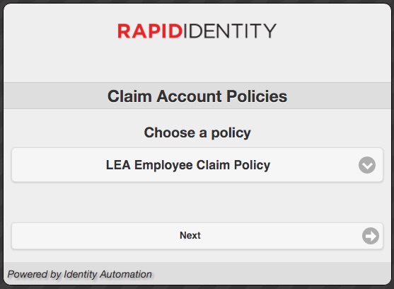 Claim My Account Ncedcloud Iam Service